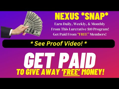 Nexus Rewards SNAP Compensation Plan & Proof! | FreeAppClub Training