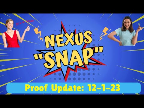 Nexus SNAP Rewards Proof Update | 12-1-23