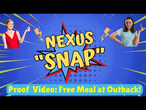 Nexus Rewards SNAP Shopping Boss App | Watch Me Get a Free Meal at Outback!